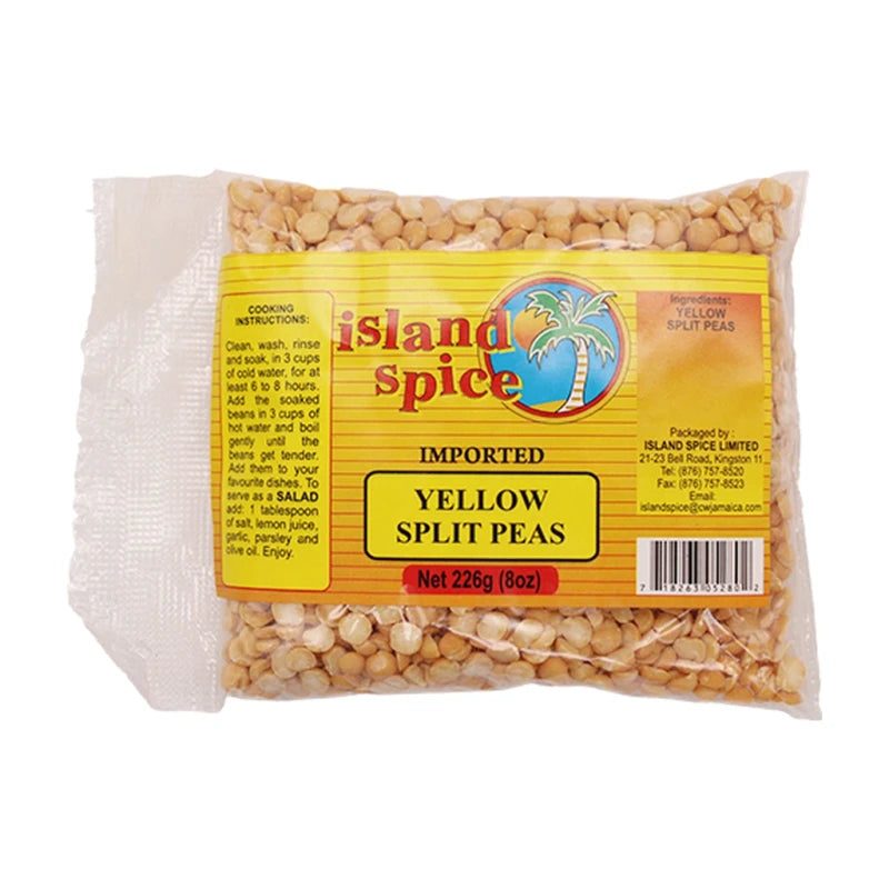 Island Spice Yellow Split Peas 8Oz