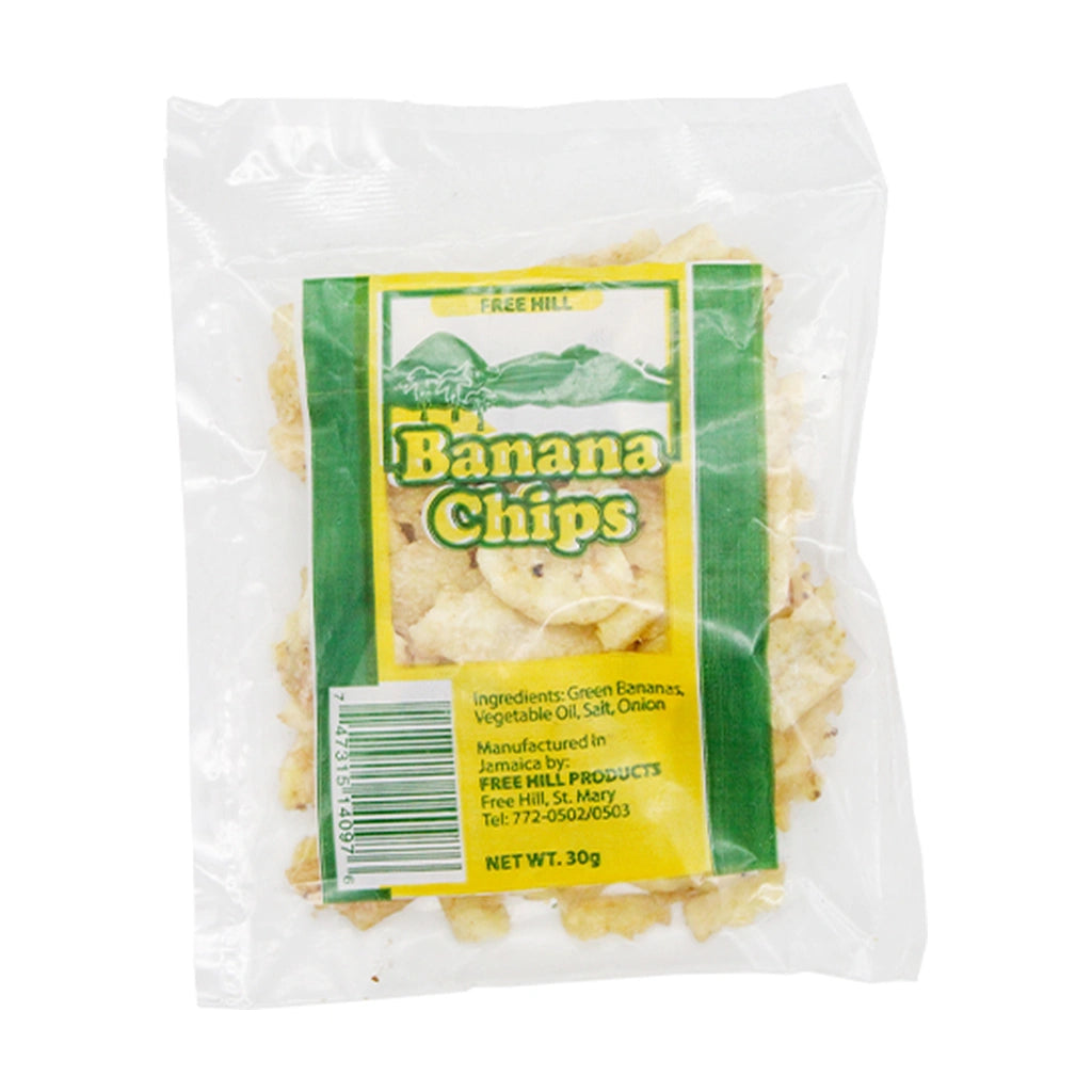 Free Hill Banana Chips 30G