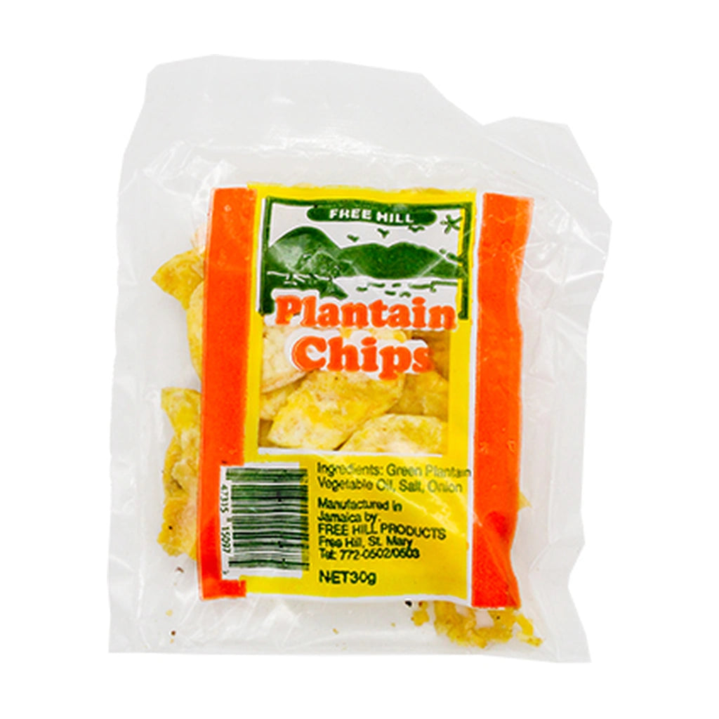 Free Hill Plantain Chips 30G