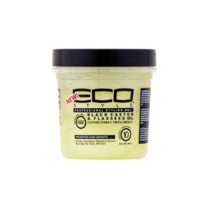 Styling Gel Black Castor Flxsd Oil 8Oz