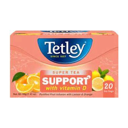 Tetley Super Tea Supp Vit D 20'S