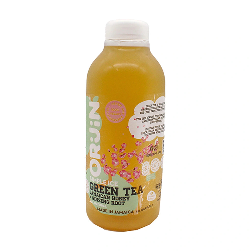 Orijin Ice Green Tea Ja Honey + Ginseng