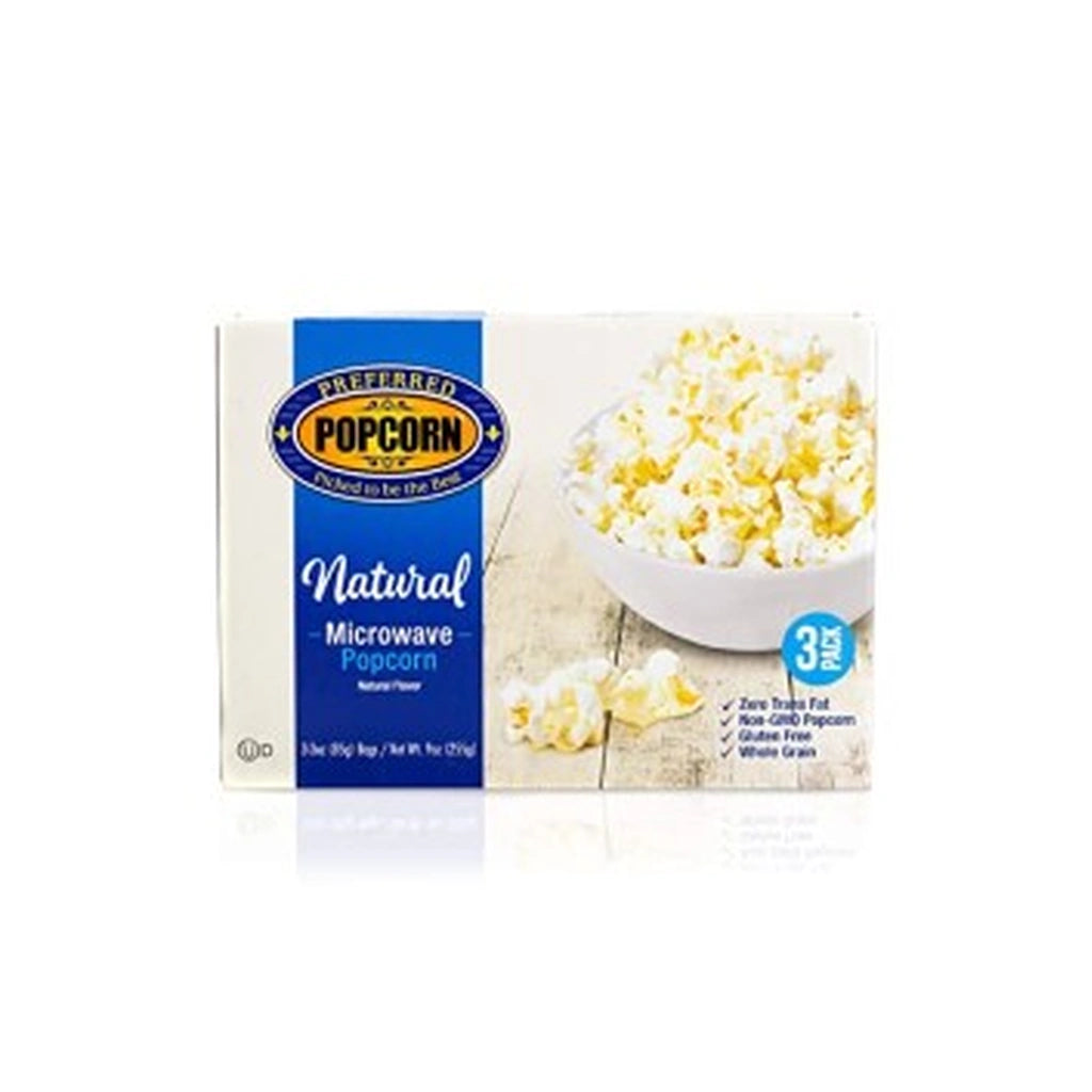 Preferred Popcorn Natural 297G 3Ct
