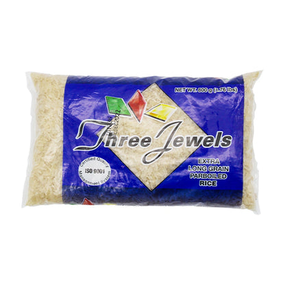 Three Jewel Long Grain Parboil 660 800G