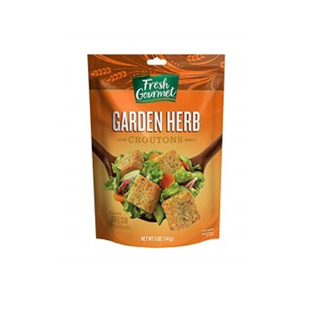 Fresh G/Met Croutons G/Herb 5Z