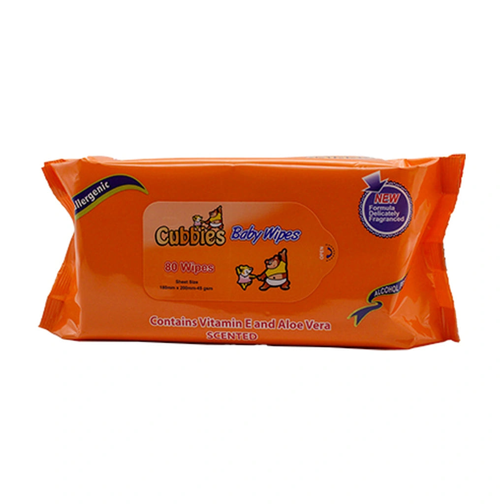 Cubbies Baby Wipes 80Ct