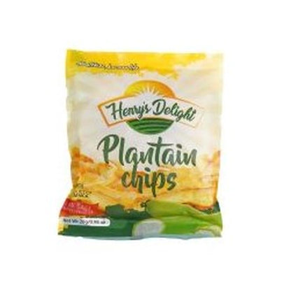 Henry'S Delight Plantain Chips 28G