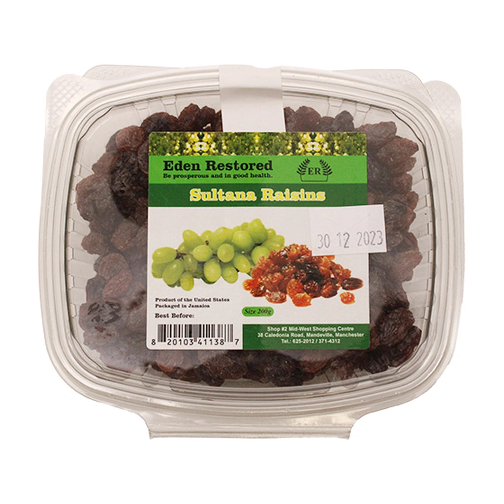 Eden Restored Sultana Raisins 200G