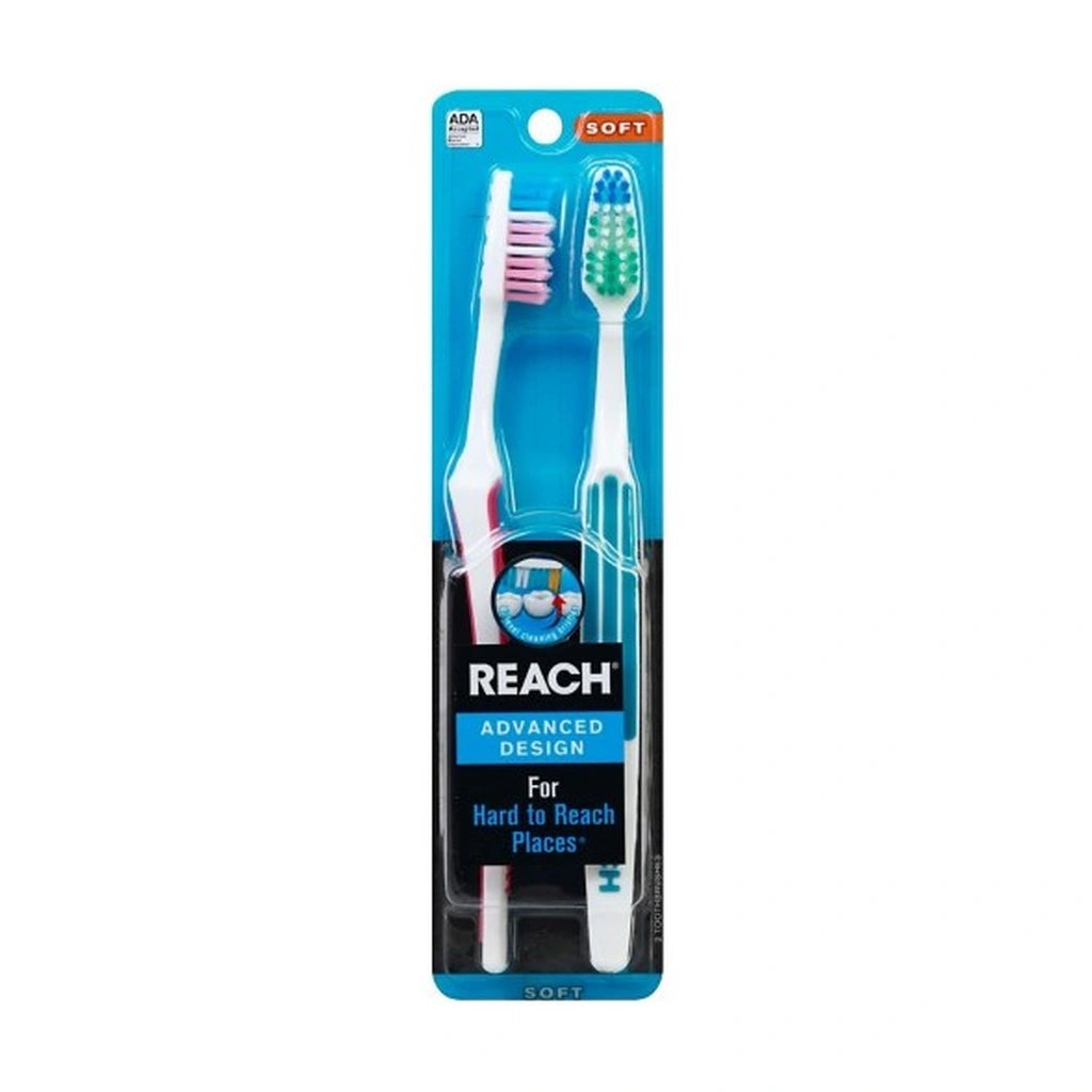 Reach Advance Design Toothbrush Soft 2Pk