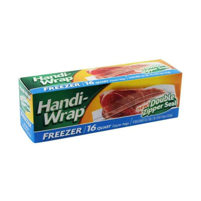 Handi Wrap Freezer Bags Quart 16Ct