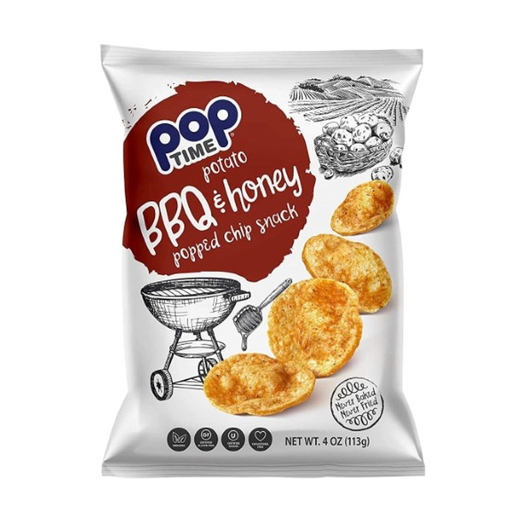 Pop Time Bbq & Honey Popped Chip Snack 4