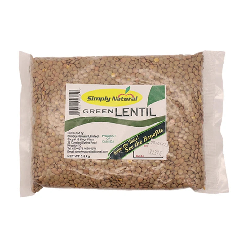 Simply Natural Green Lentil 1Lb