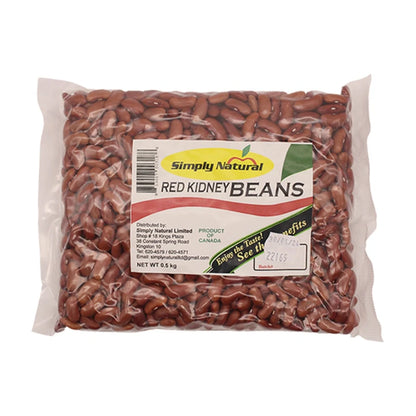 Simply Natural Red Kidney Beans .5Kg