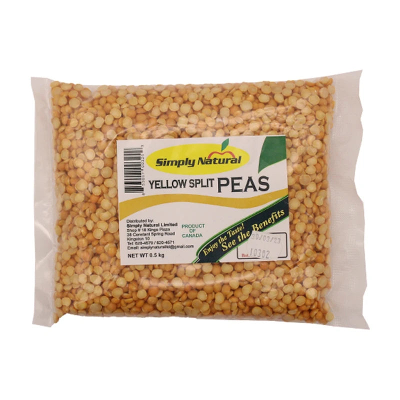 Simply Natural Yellow Split Peas 500G