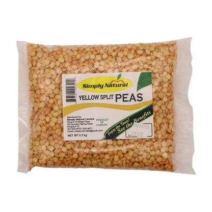 Simply Natural Yellow Split Peas 500G