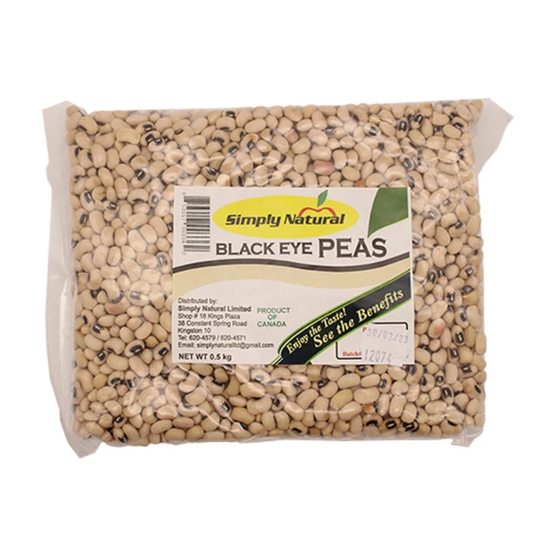 Simply Natural Blk Eye Pea .5K