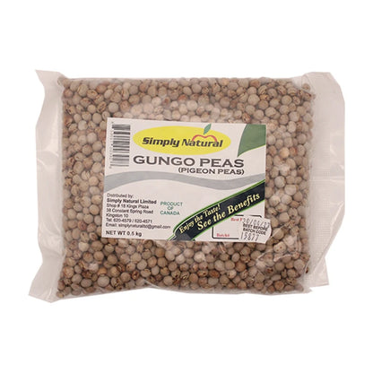 Simply Natural Gungo Peas .5Kg