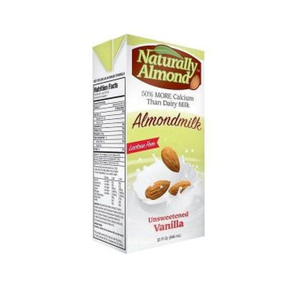 Naturally Almond Unsweeten Vanilla 32Oz