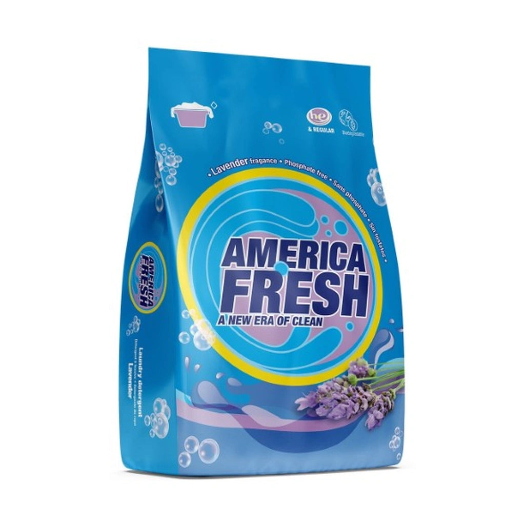 America Fresh Lavander Powder Detergent