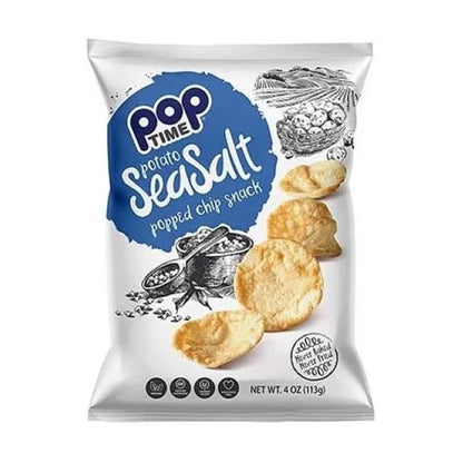 Pop Time Sea Salt Popped Chip 4.5Oz