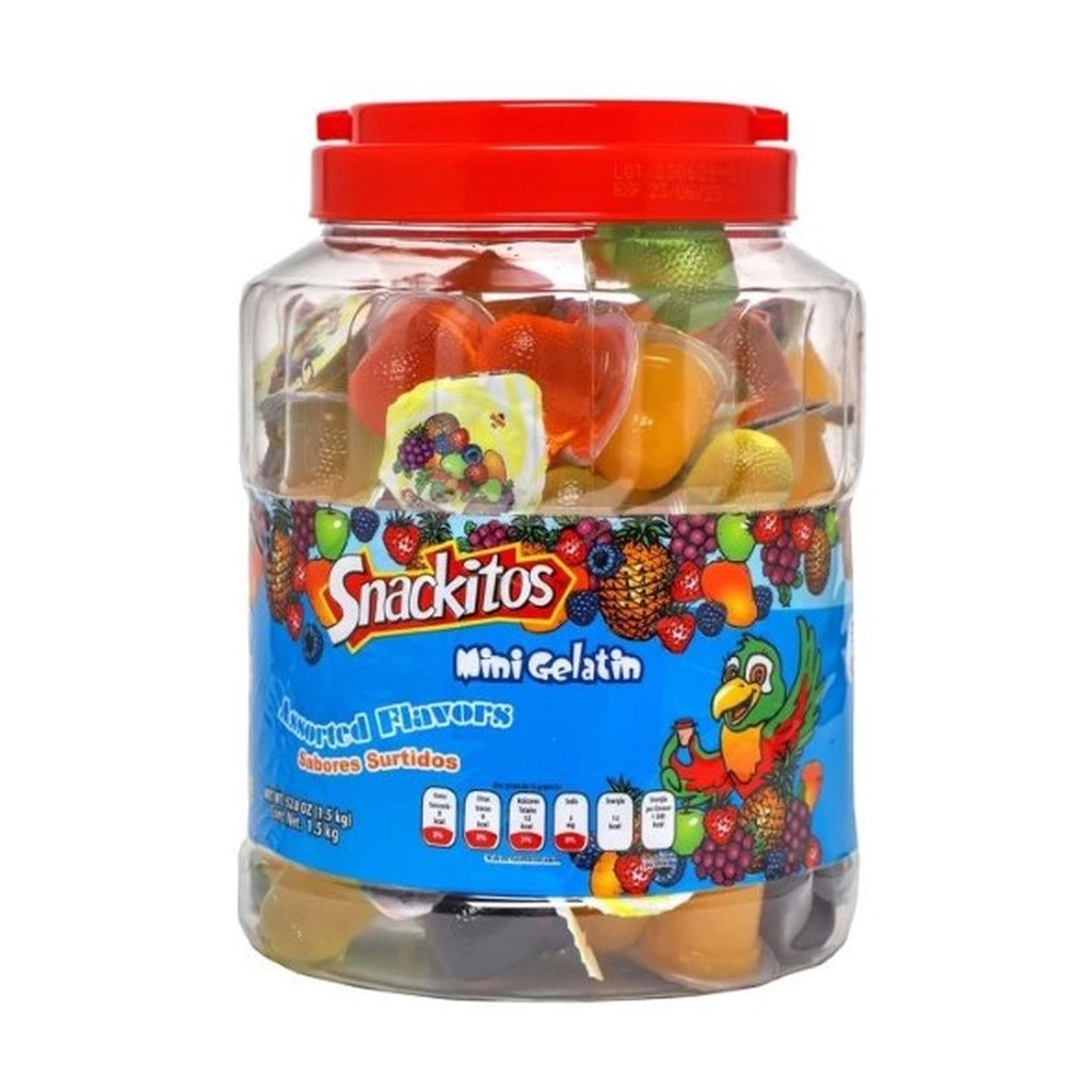 Snackitos Mini Gel Jar 120Ct