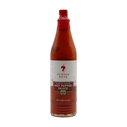 Scotch Boyz Hot Pepper Sauce 6Oz