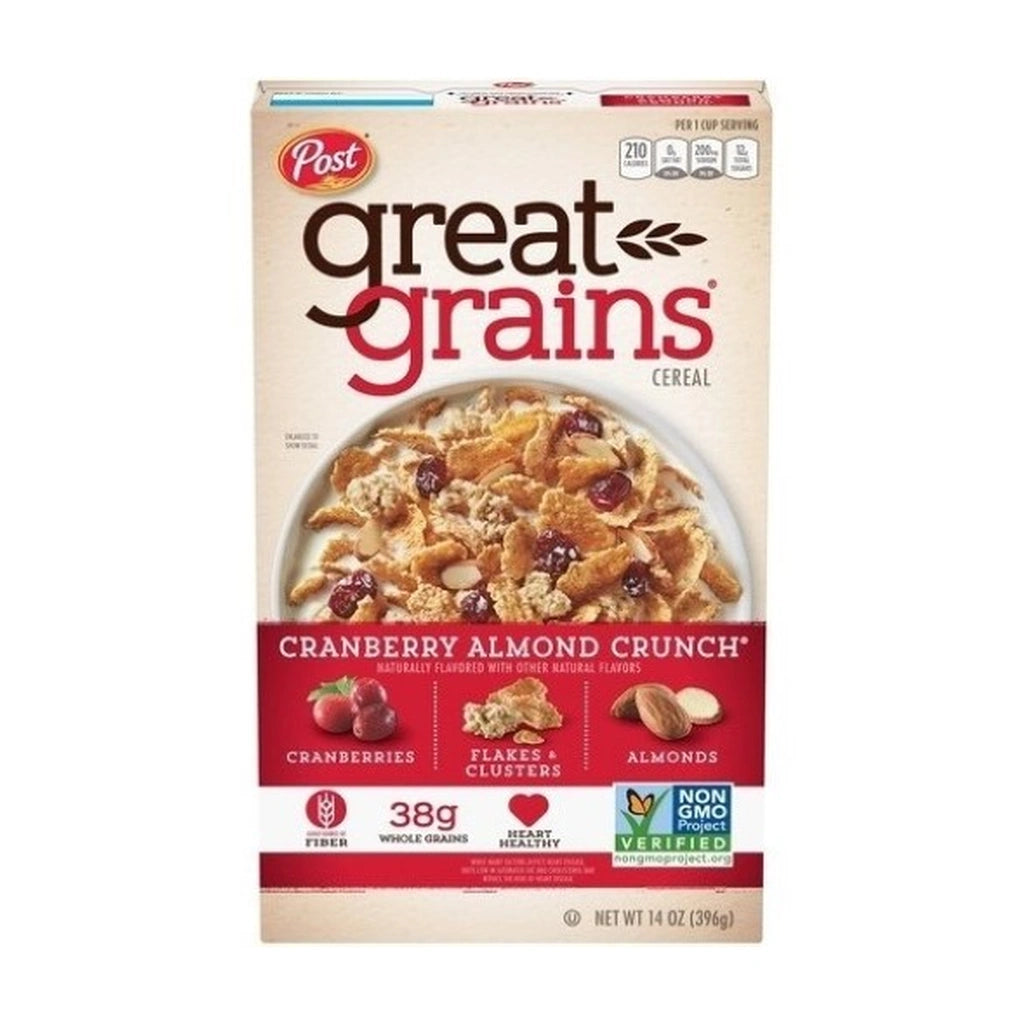Post Great Grain Cranberry Almond 14Oz