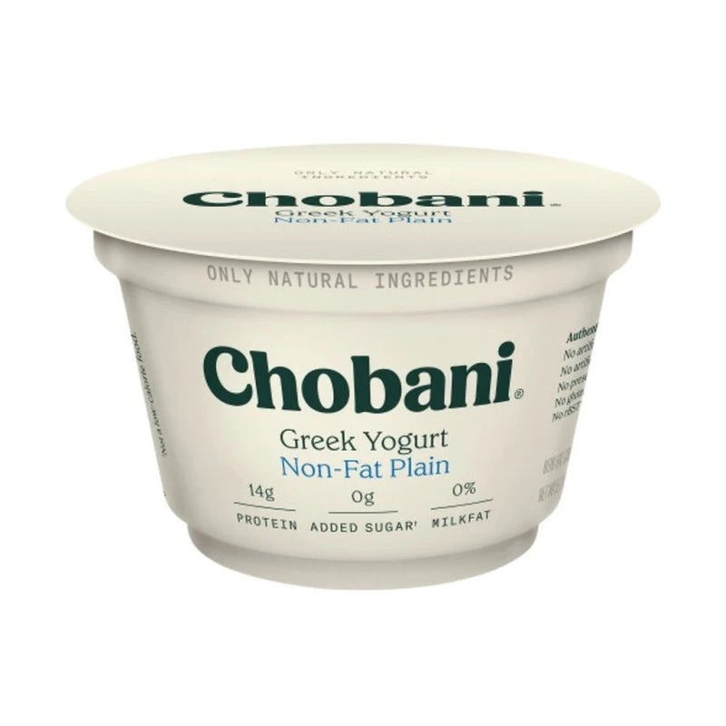 Chobani Greek Plain Non-Fat Yogurt 5.3Oz