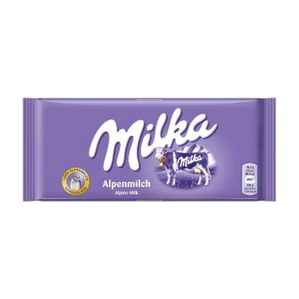 Milka Alpine Milk Chocolate 100G