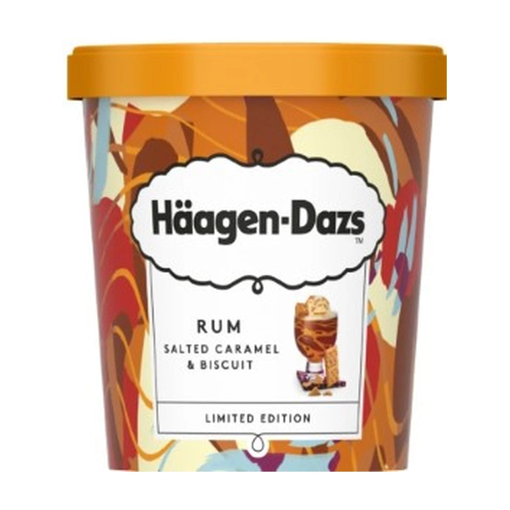 Haagen-Dazs Rum Salted Caramel & Biscuit