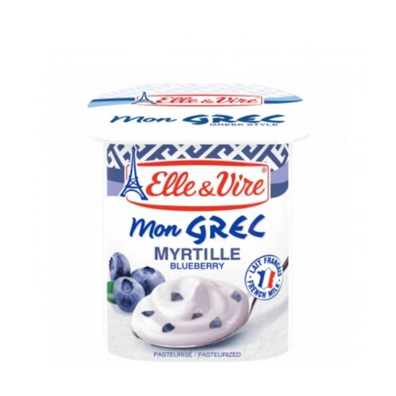 Elle & Vire Greek Blueberry 125G