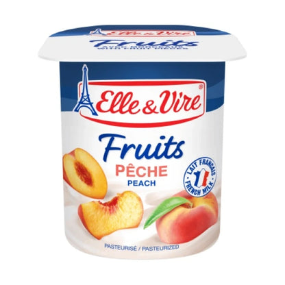 Elle & Vire Fruits Peach 125G