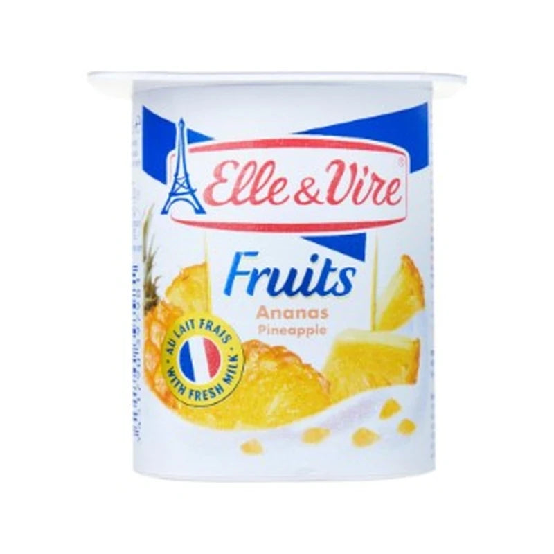 Elle & Vire Dessert Pineapple 125G