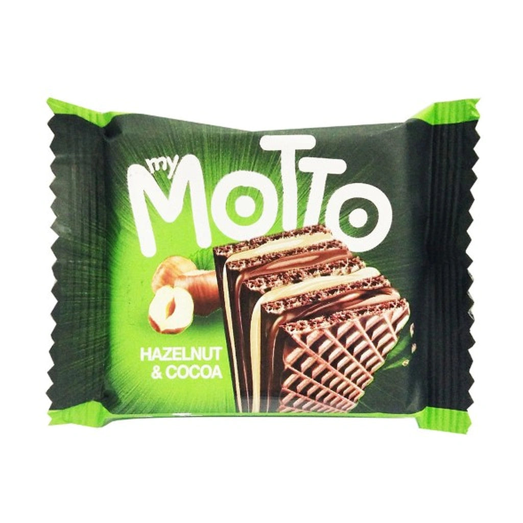 My Motto Hazelnut & Cocoa Wafers 34G