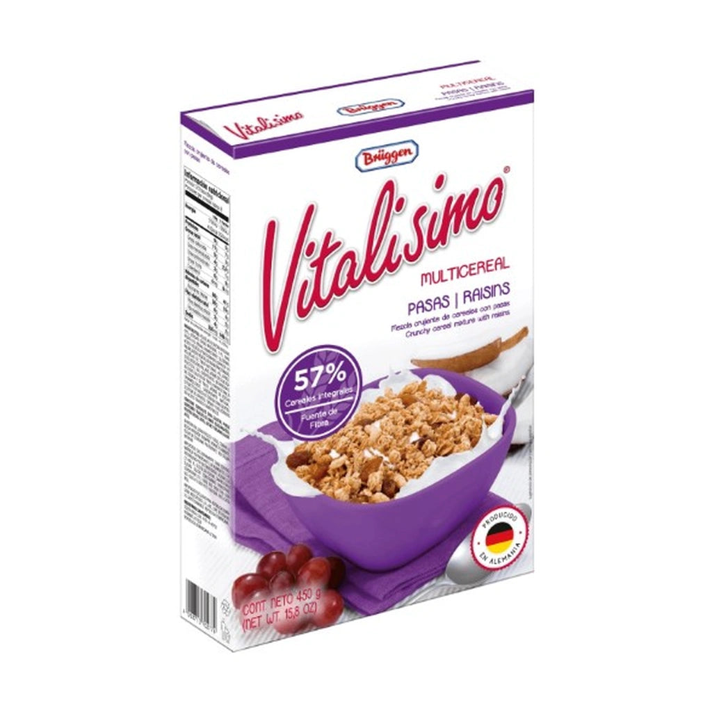 Vitalisimo Multicereal Crunchy Raisin 45