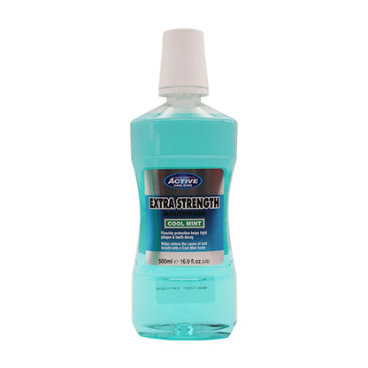 Active Extra Strength Mouthwash 500Ml