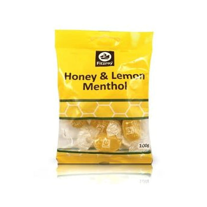 Fitzroy Honey & Lemon Menthol 100G