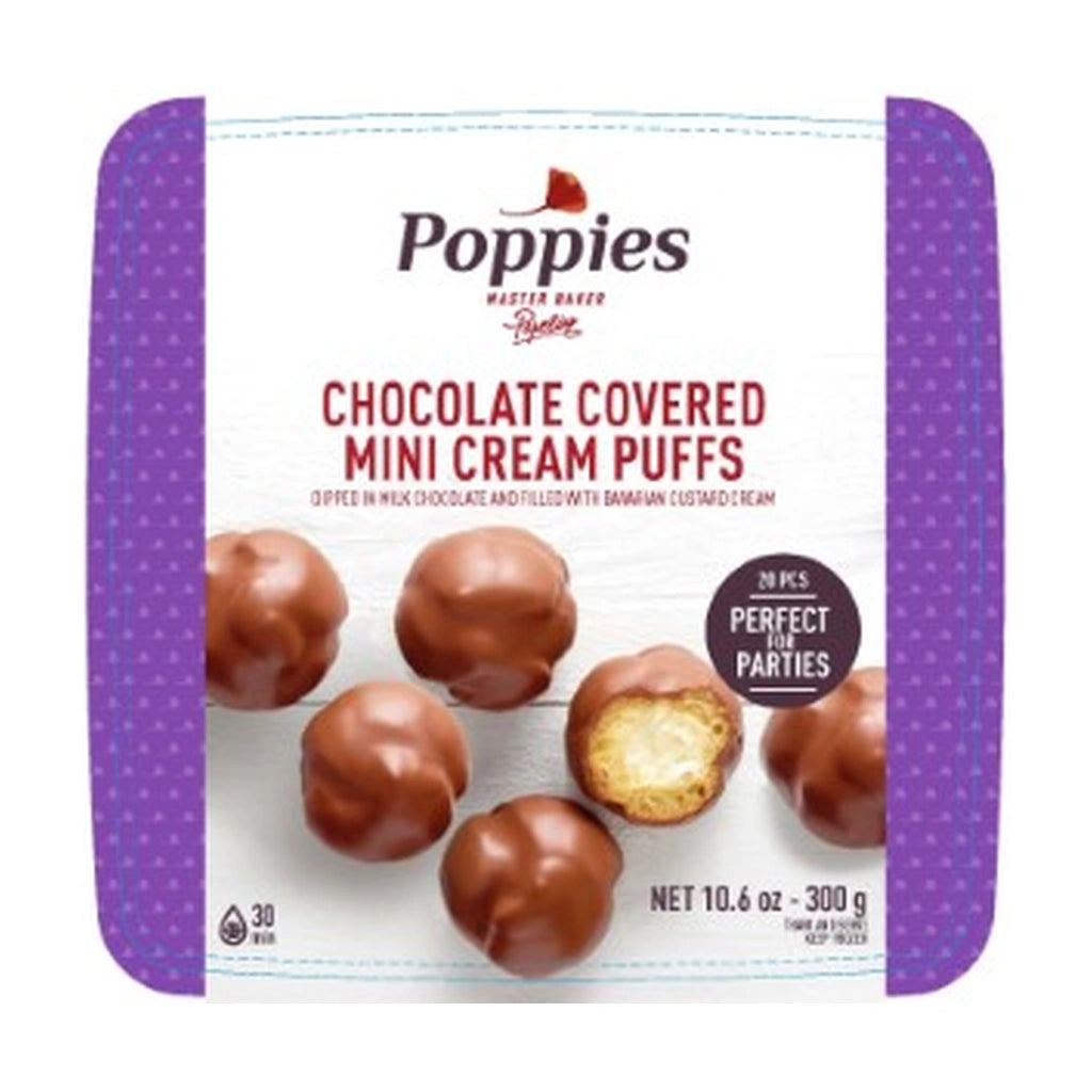 Poppies Chocolate Profiteroles Cream Puf