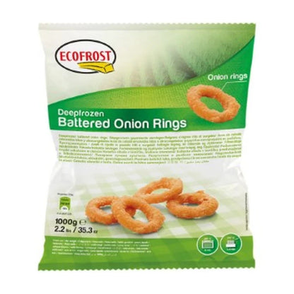 Ecofrost Battered Onion Rings 1Kg