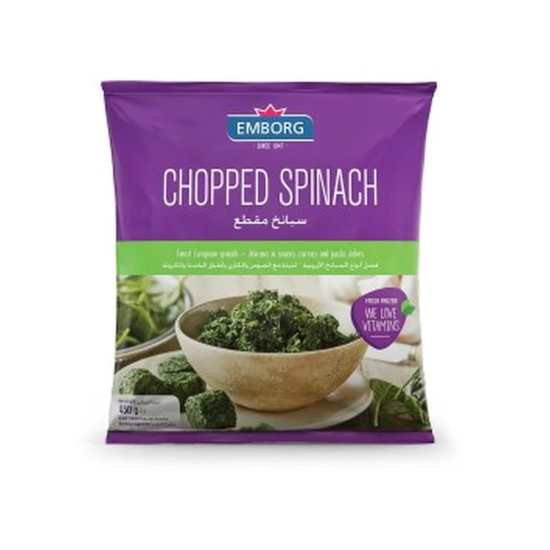 Emborg Spinach Chopped 450G