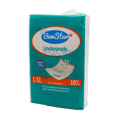 Bemstar Underpads 10'S L/Xl