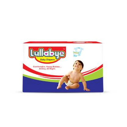 Lullabye Medium Baby Diaper 14-24Lb 60Ct