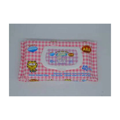 Ada Baby Wipes Medium 40Ct
