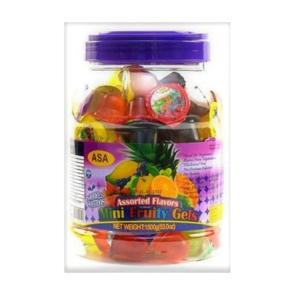 Asa Mini Fruity Gels Jar Assorted 100Ct