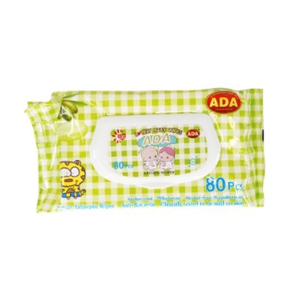 Ada Baby Wipes Olive 80Pcs