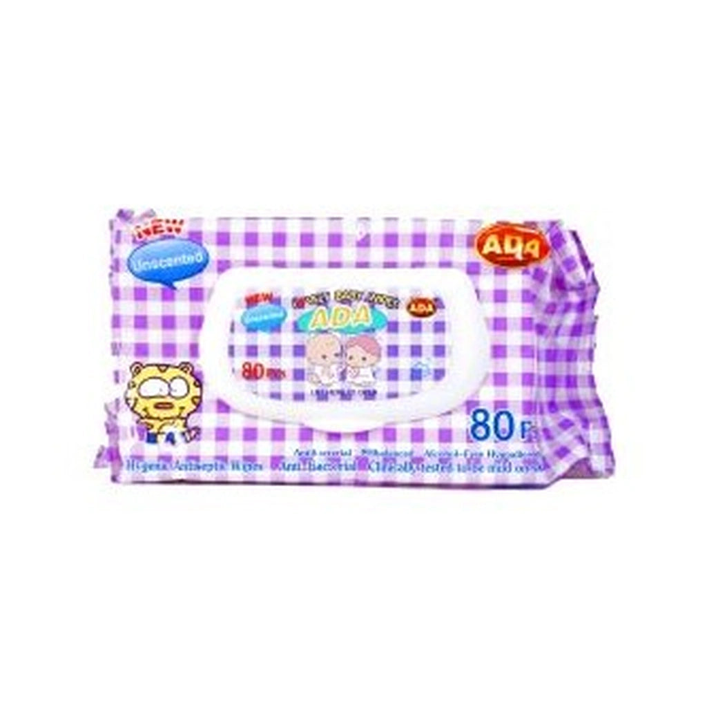 Ada Baby Wipes Lavender 80Pcs