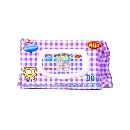 Ada Baby Wipes Lavender 80Pcs