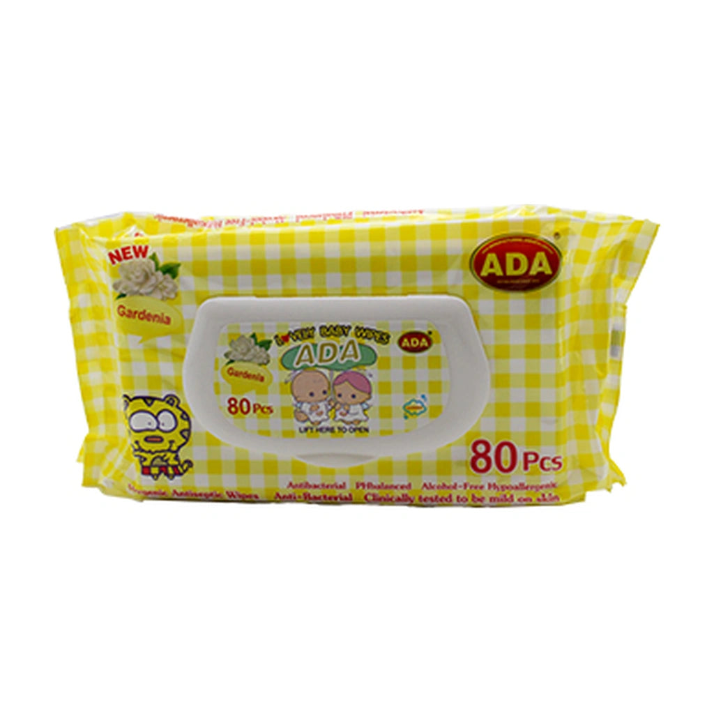 Ada Baby Wipes Gardenia 80Pcs