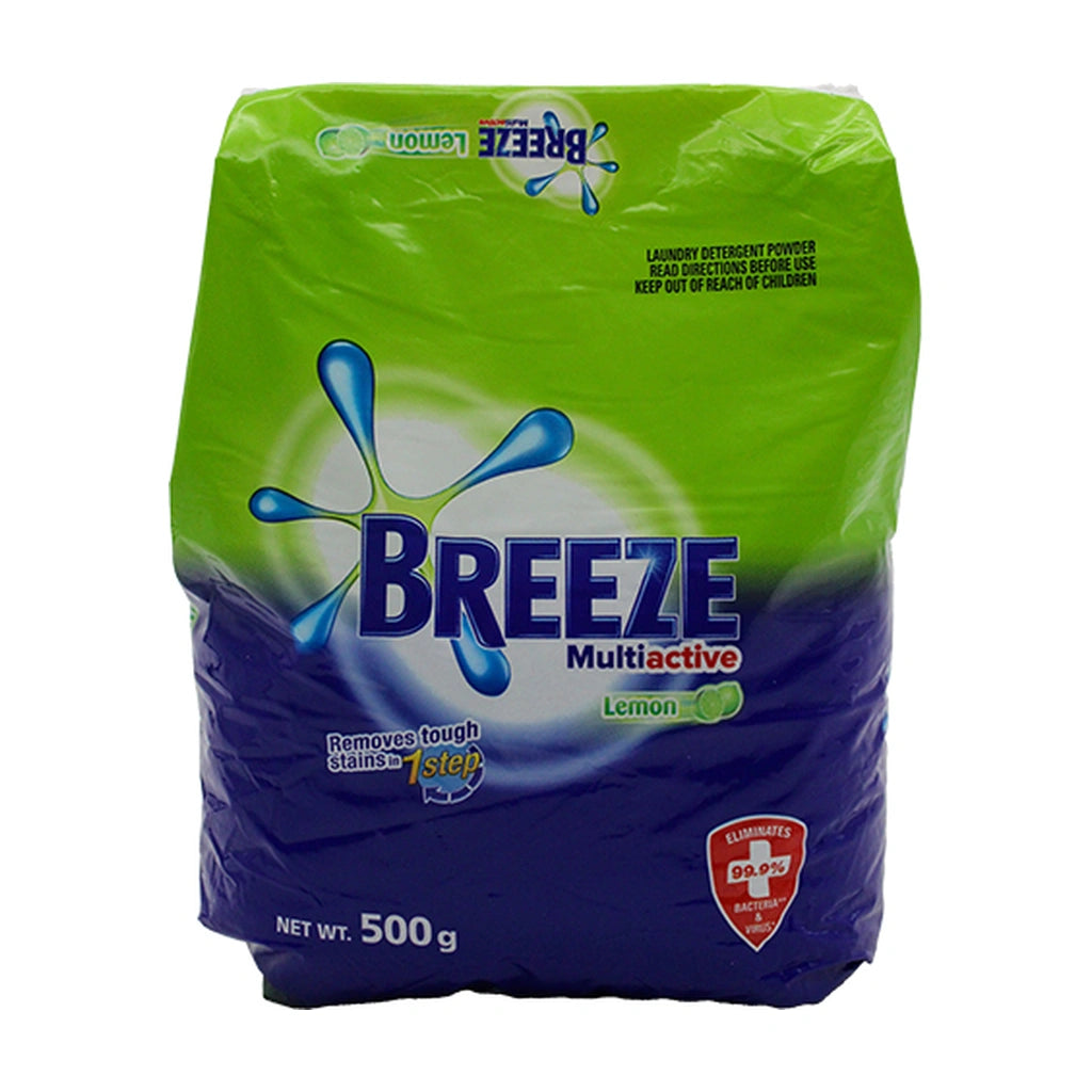 Breeze Multiactive Lemon Detergent 500G