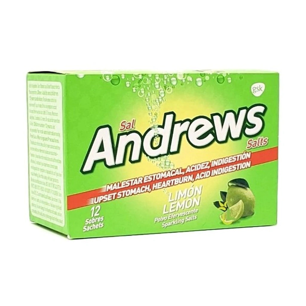 Andrews Salts Lemon Lime 12Ct